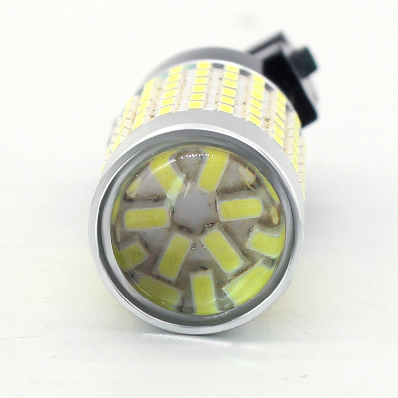 2PCS 3156 3157 T25 Super Bright 6500K White 144SMD Back Up Reverse Tail LED Light Bulbs