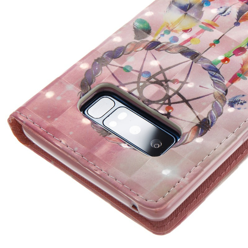 3D Painted Pu Phone Case for Samsung Galaxy Note 8
