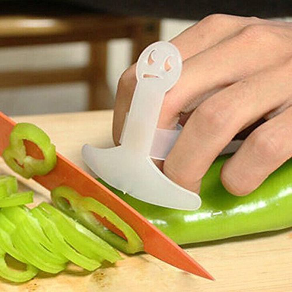Creative Kitchen Finger Protection Safety Guard Device for Chopping Cutting Vegetable or Meat 2PCS