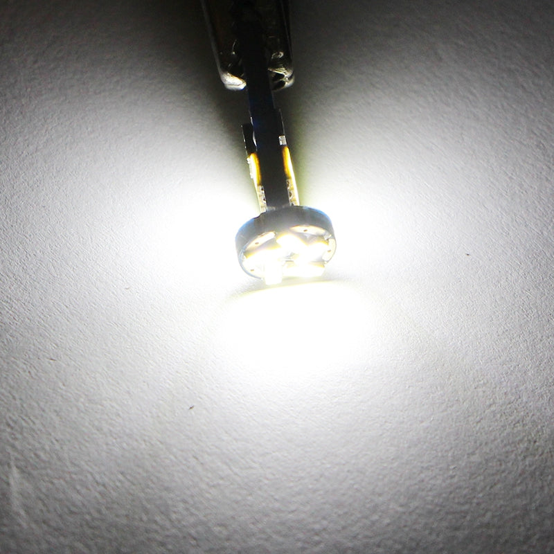 10PCS T10 4014 15-SMD LED White Car Wedge Side Light Bulb 12V Parking City Lights