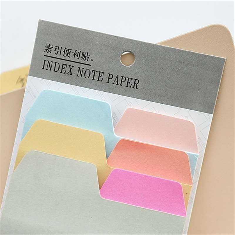 1PC Colourful Sticky Notes Post It Memo Pads