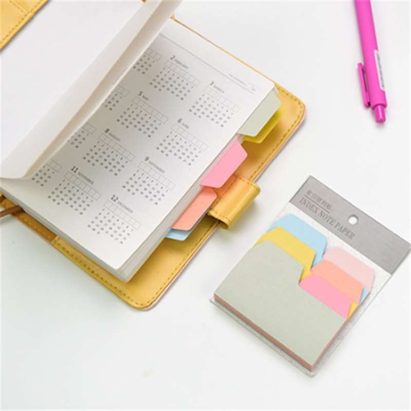 1PC Colourful Sticky Notes Post It Memo Pads