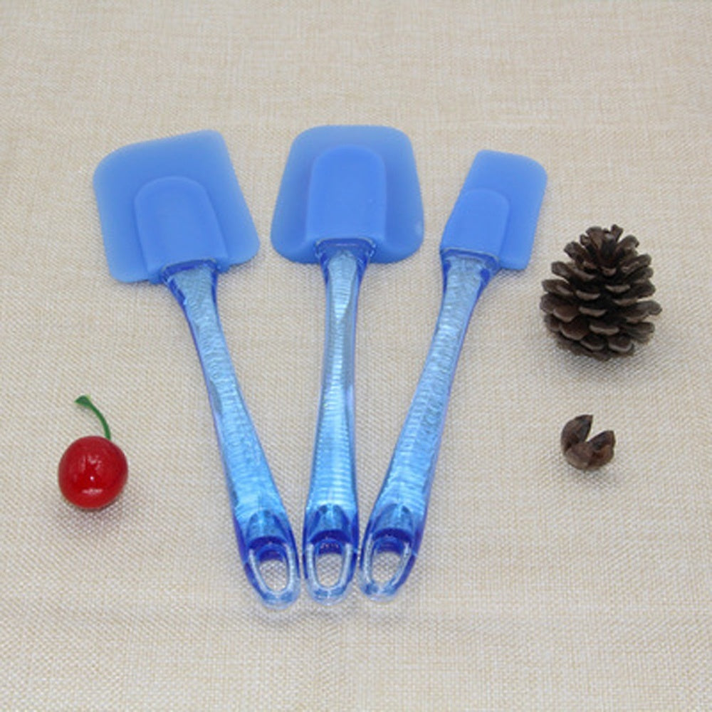 3 Pieces Silicone Spatula Set Pastry Baking Supplies Cake Spatule Patisserie Tools Bakeware Kitc...