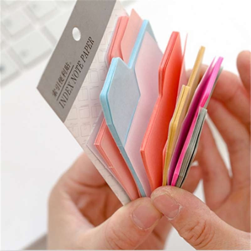 1PC Colourful Sticky Notes Post It Memo Pads