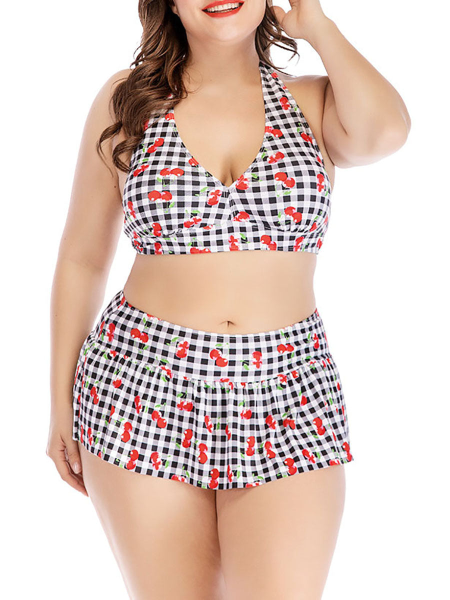 cute 2 piece bathing suits for plus size