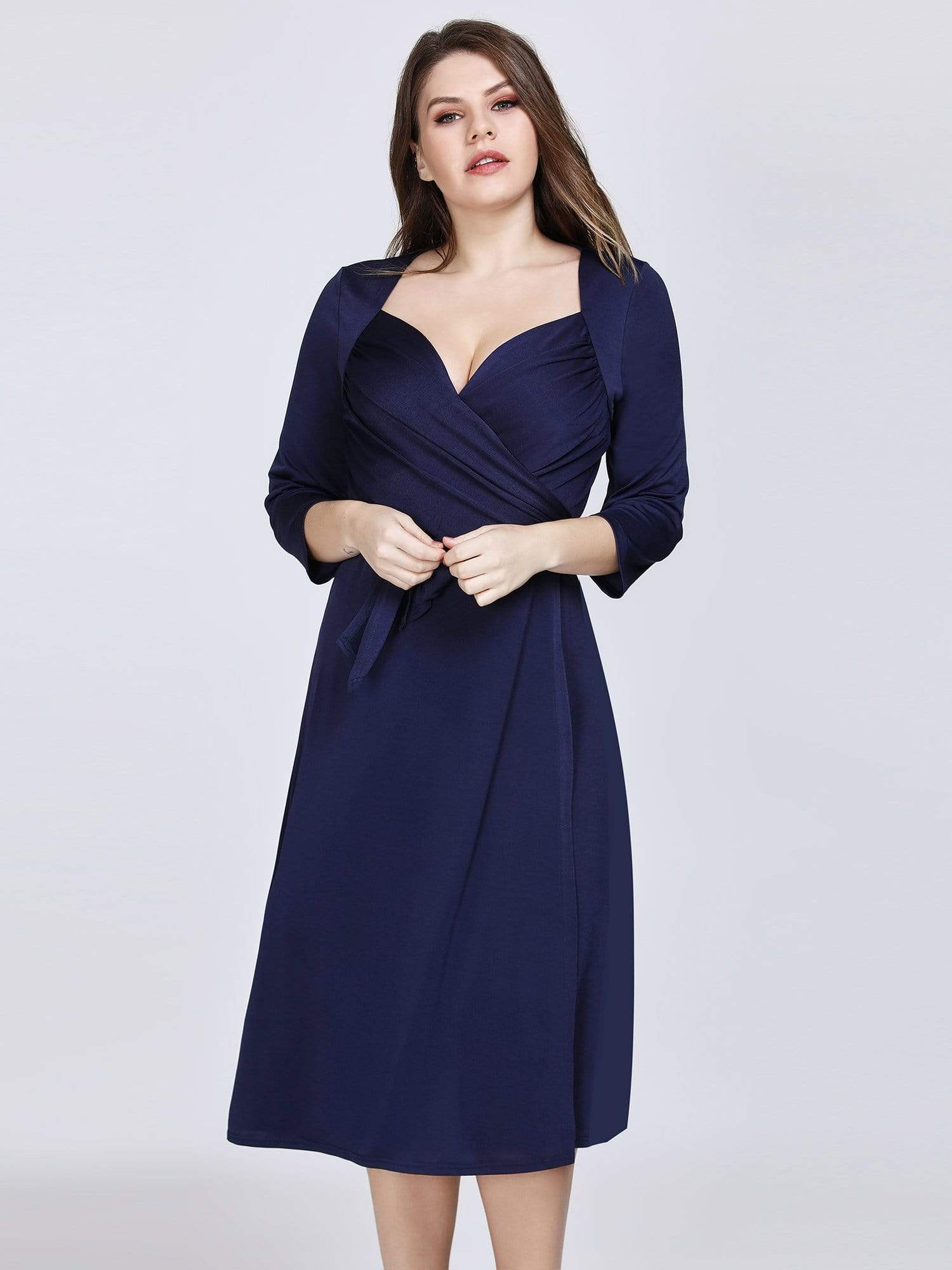 dark blue gala dress