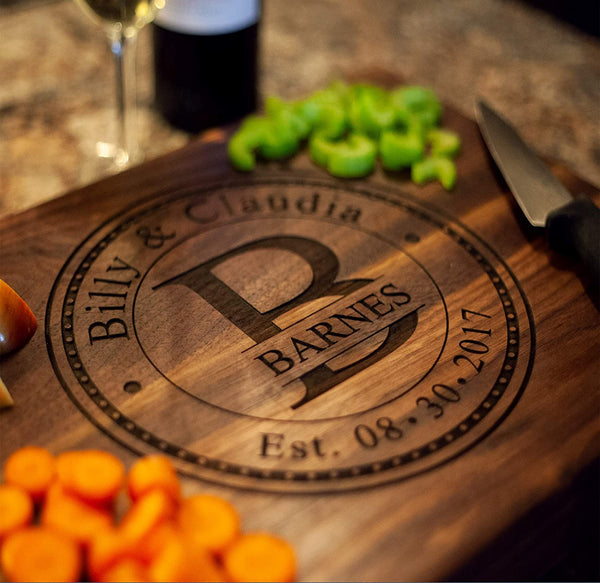 Personalized Cutting Board, a thoughtful gift idea for your husband who loves to cook