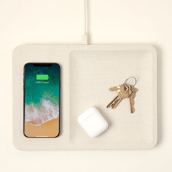 Linen Wireless Phone Charger, a useful and practical surprise gift for your wife