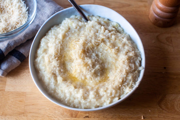 17 Easy dinner Recipe Ideas for Two: Parmesan Oven Risotto.