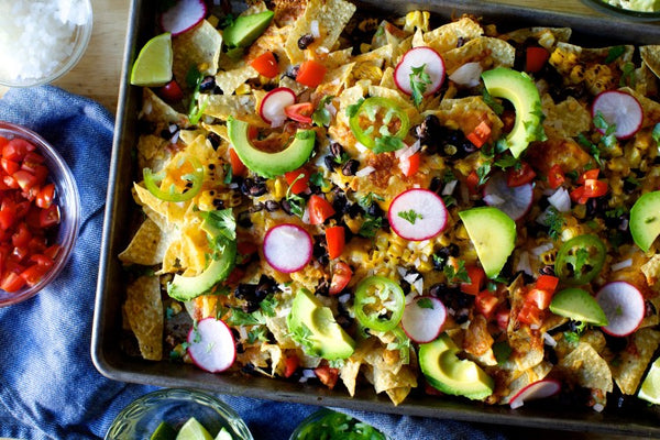 Corn and Black Bean Nachos: 17 Easy dinner Recipe Ideas for Two.