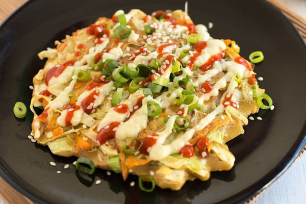 24 Quick and Healthy Dinner Ideas for Two: Vegetable okonomiyaki.