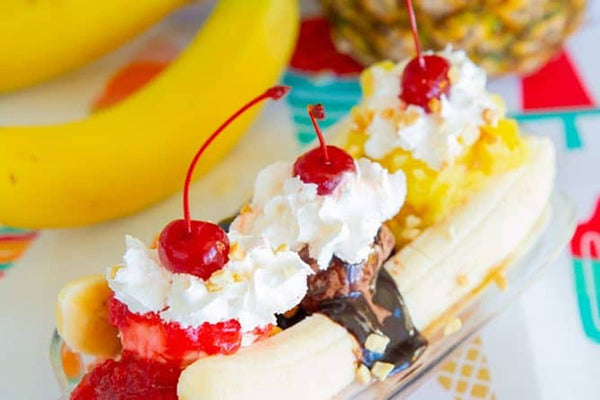 26 Romantic Dinner Recipes to Take Date Night to Another Level: Classic Banana Split.