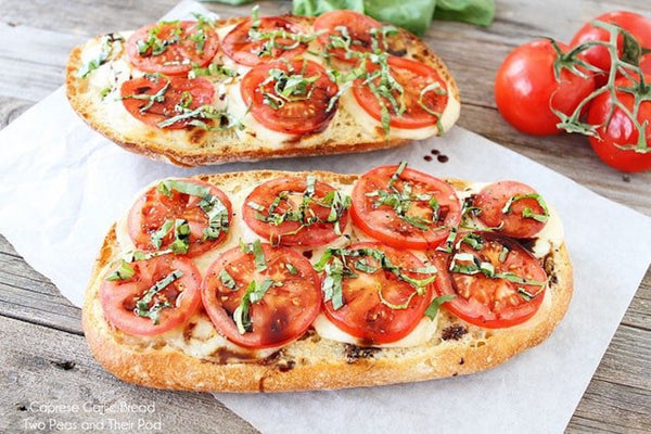 26 Romantic Dinner Recipes to Take Date Night to Another Level: Tomato and Ricotta Toast.