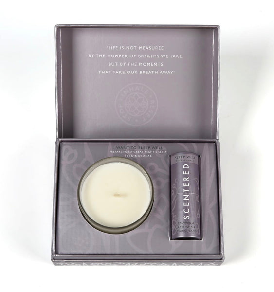 'I Want to Sleep Well Candle and Scent, a calming gift idea for her