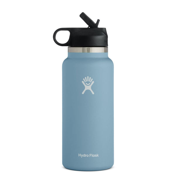Light blue straw lid Hydro Flask, a useful gift idea for her