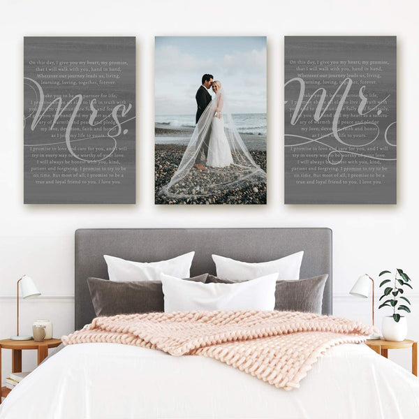 Wedding Vow Wall Prints, a perfect birthday gift idea to show your devotion for your wife