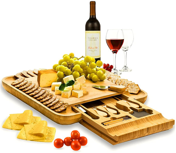 Cheese Board and Knife Set Charcuterie Board, an amazing gift for your wife who loves to host