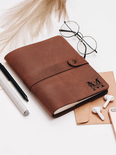 Custom Leather Journal, an amazing surprise for your husband gift for your husband