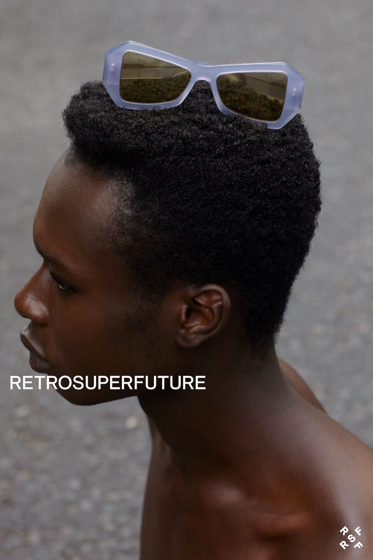 Sunglasses RETROSUPERFUTURE TEMPIO BLUE MARBLE