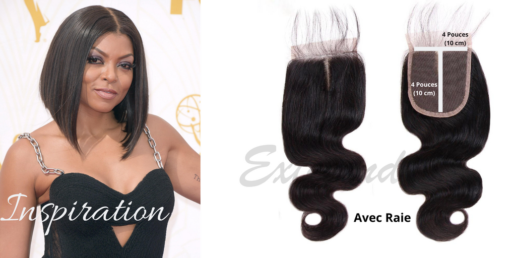 Lace frontal inspiration Taraji P. Henson extension cheveux naturels exteeend