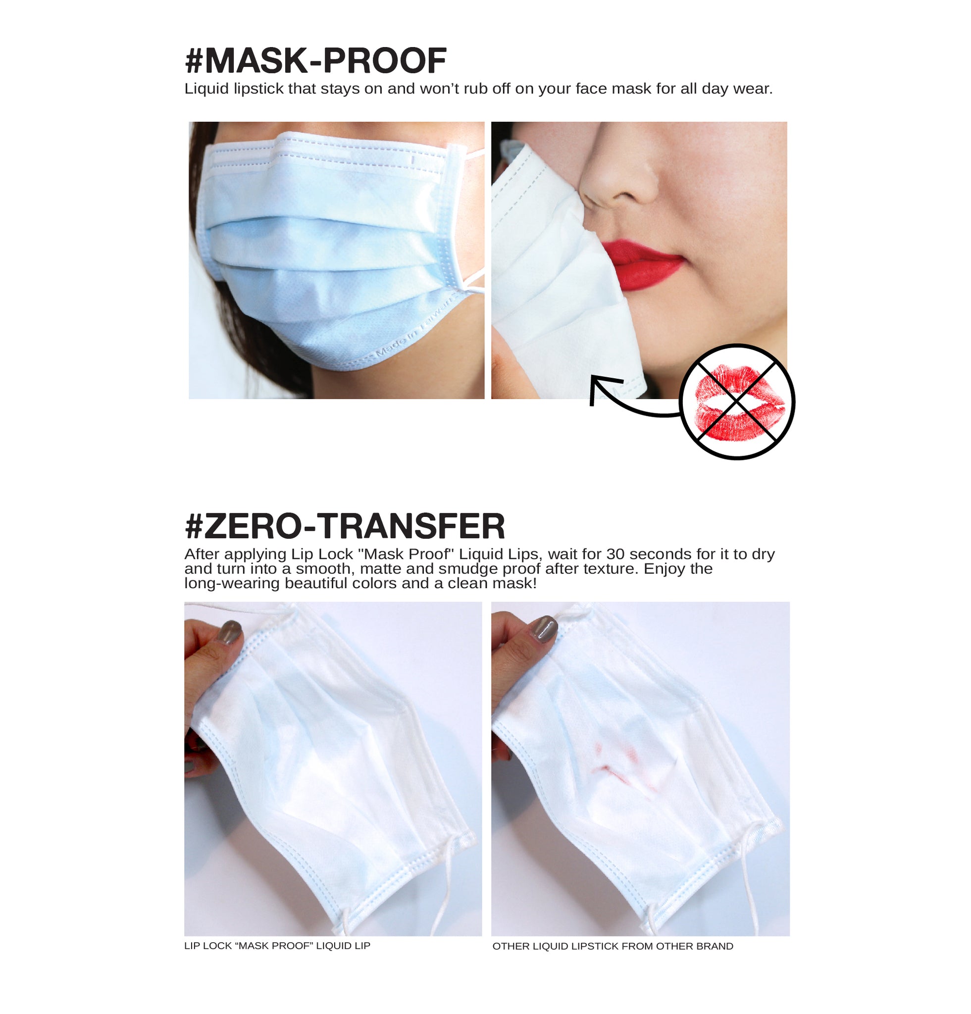 J Cat Lip Lock Mask Proof Liquid Lipstick Lmp108 Blessed - 12Gm