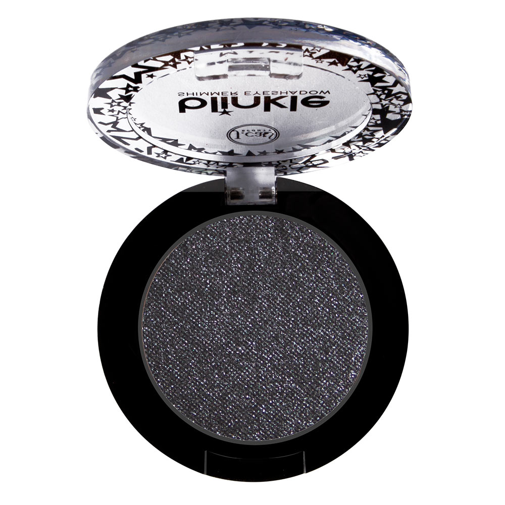 black shimmer eyeshadow