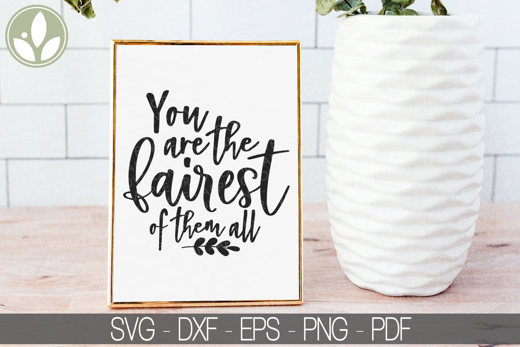 Download Fairest Of Them All Svg Snow White Svg Fairest Svg Princess Svg Apple Grove Lane