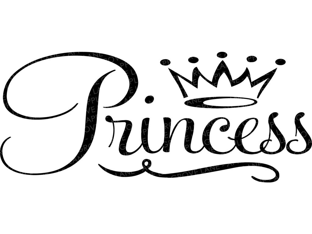 Princess Crown Svg Princess Svg Crown Svg Princess Clipart Baby Pr Apple Grove Lane