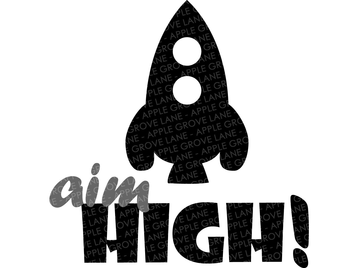 Download Aim High Svg Rocket Ship Svg Outerspace Svg Rocket Svg Space S Apple Grove Lane