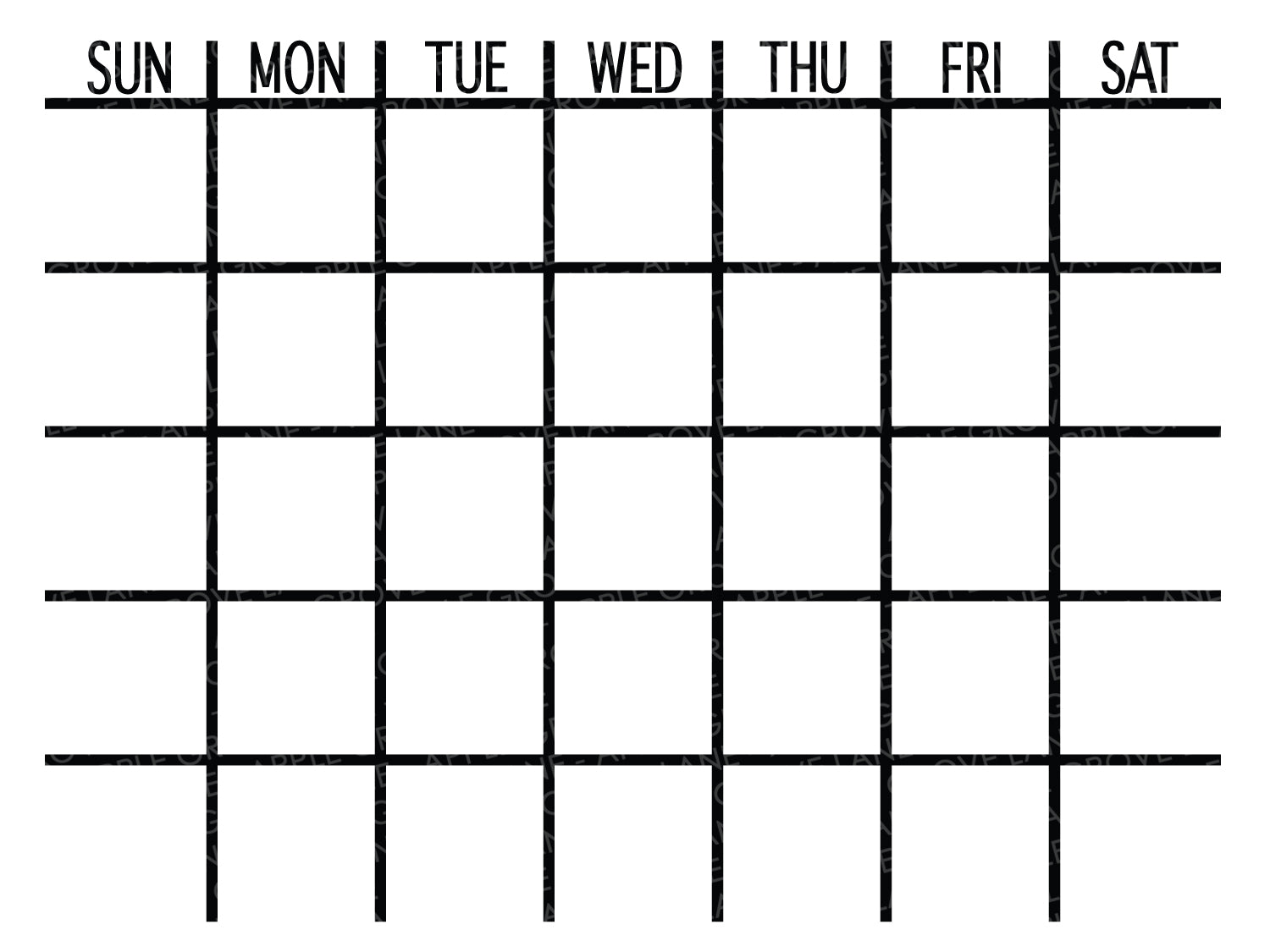 Download Blank Calendar Svg Calendar Outline Svg Calendar Svg Calendar St Apple Grove Lane
