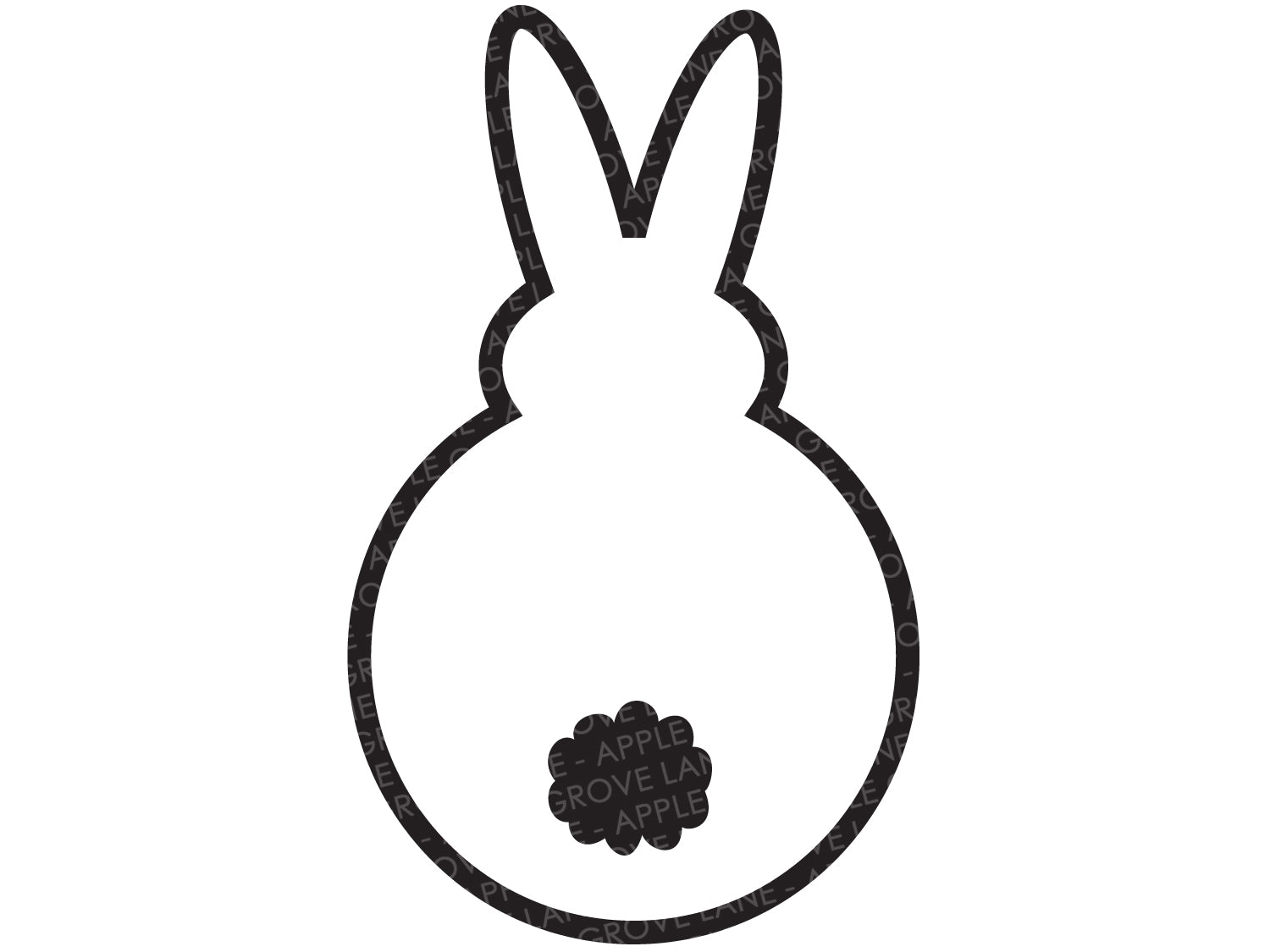 Free Free Easter Bunny Outline Svg 112 SVG PNG EPS DXF File