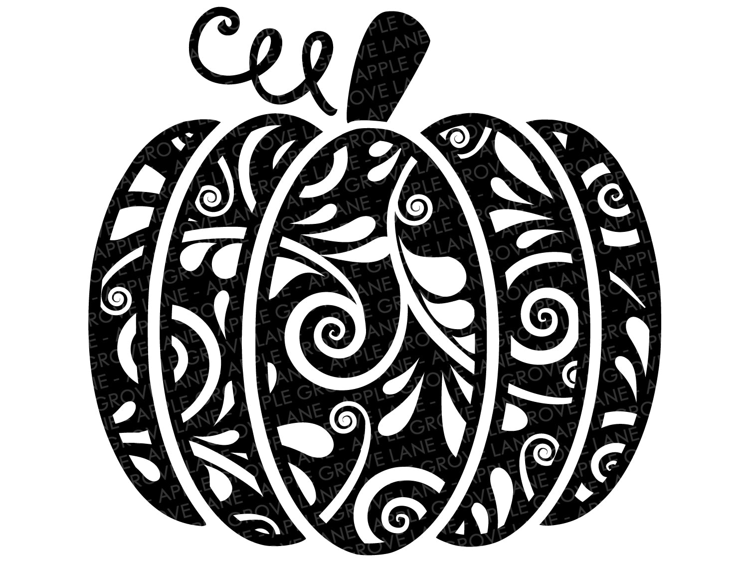 Swirly Pumpkin Svg Pumpkin Svg Swirl Pumpkin Clip Art Halloween Apple Grove Lane