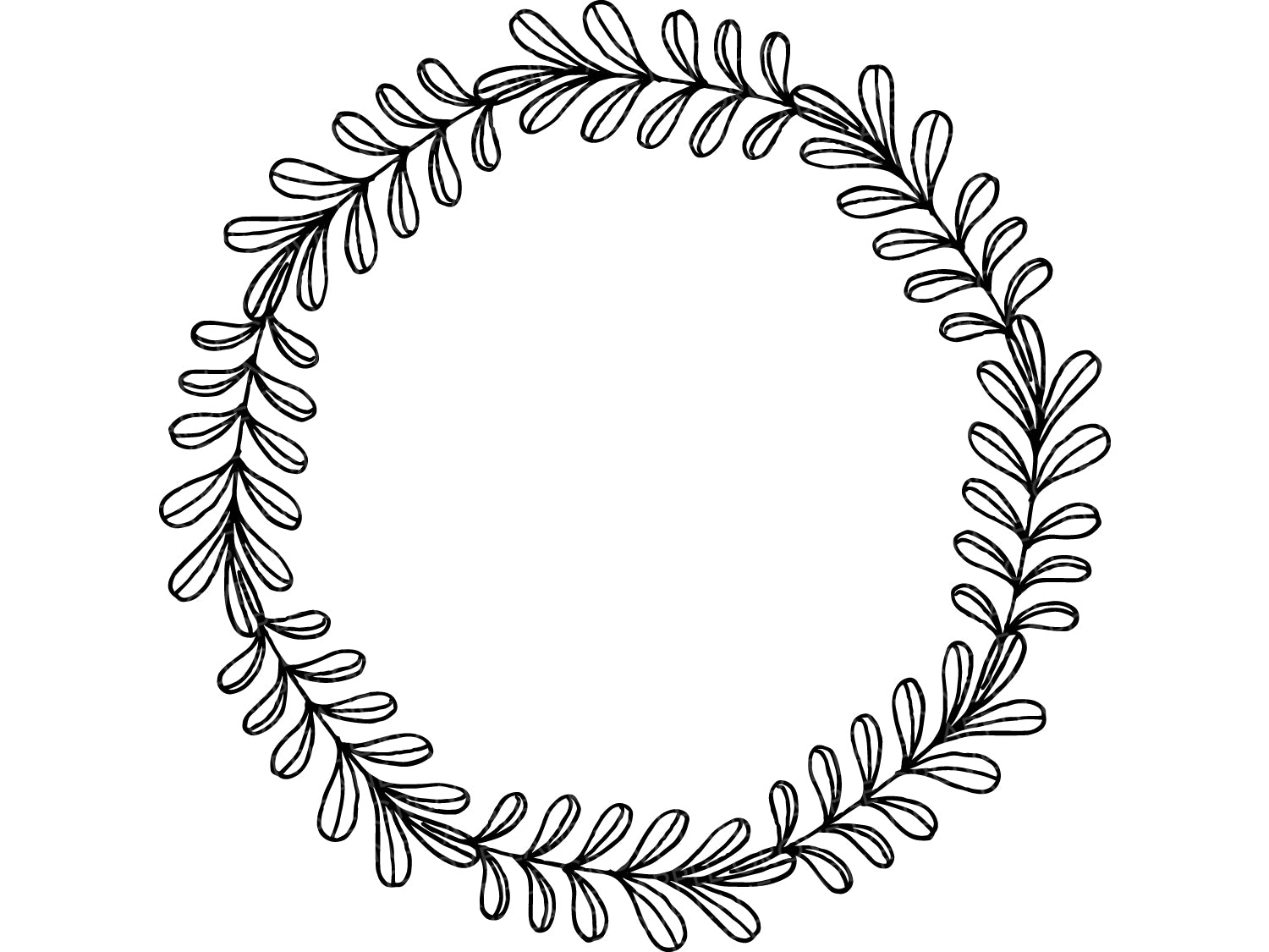 Free Free 190 Simple Flower Wreath Svg SVG PNG EPS DXF File