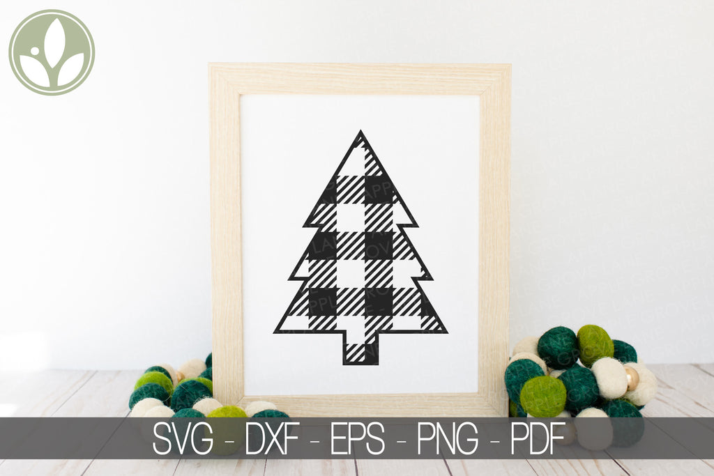 Download Buffalo Plaid Tree Svg Christmas Tree Svg Buffalo Check Tree Svg Apple Grove Lane