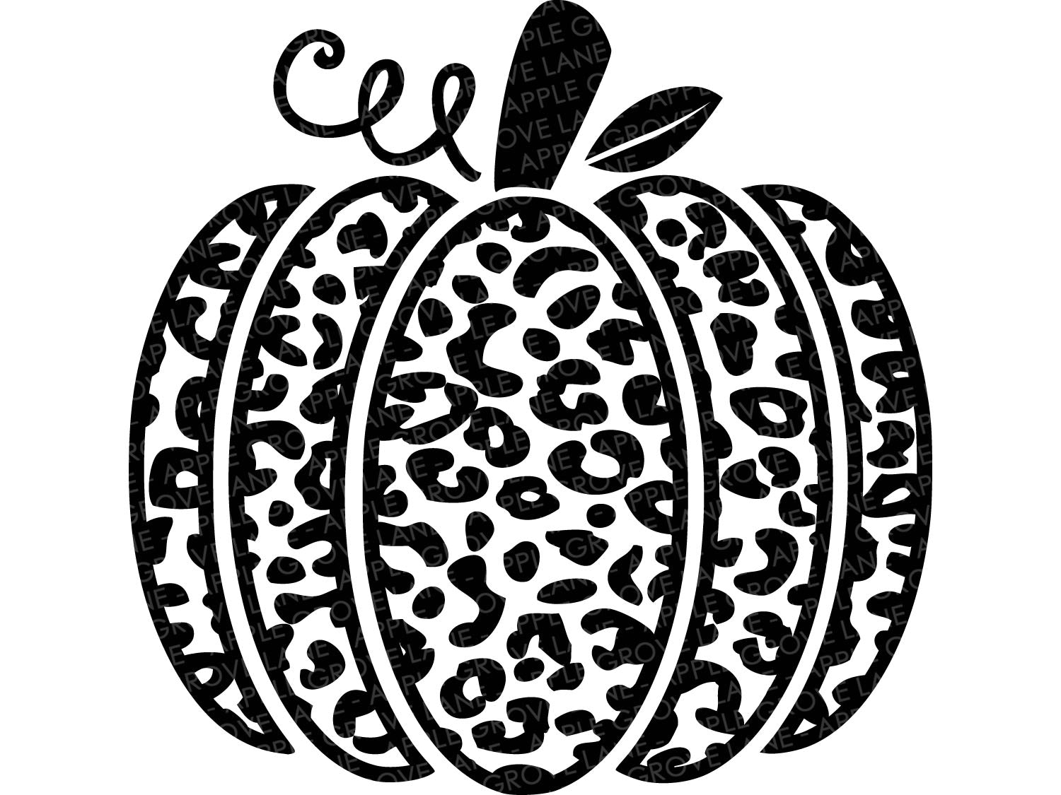 Download Leopard Pumpkin Svg Pumpkin Svg Leopard Print Svg Halloween Svg Apple Grove Lane