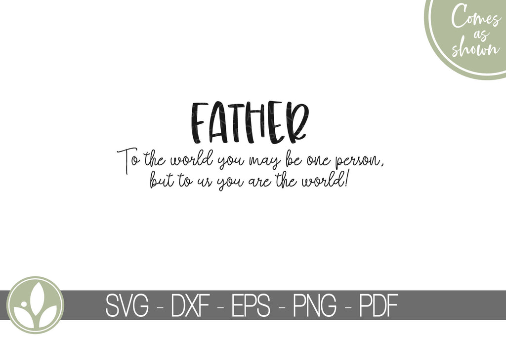 Free Free 162 The Father Svg SVG PNG EPS DXF File