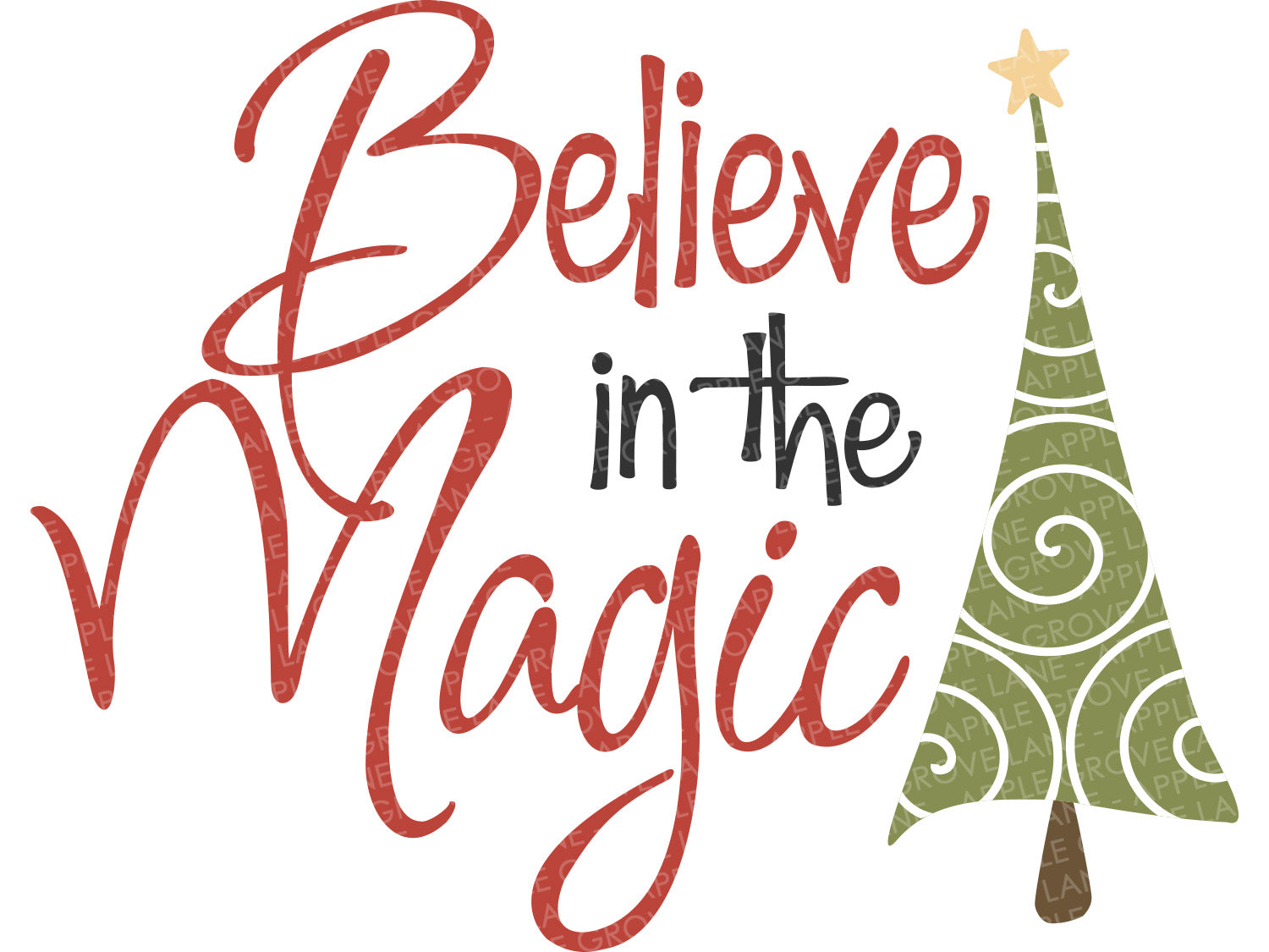 Believe In The Magic Svg Christmas Svg Magic Of Christmas Svg Ch Apple Grove Lane