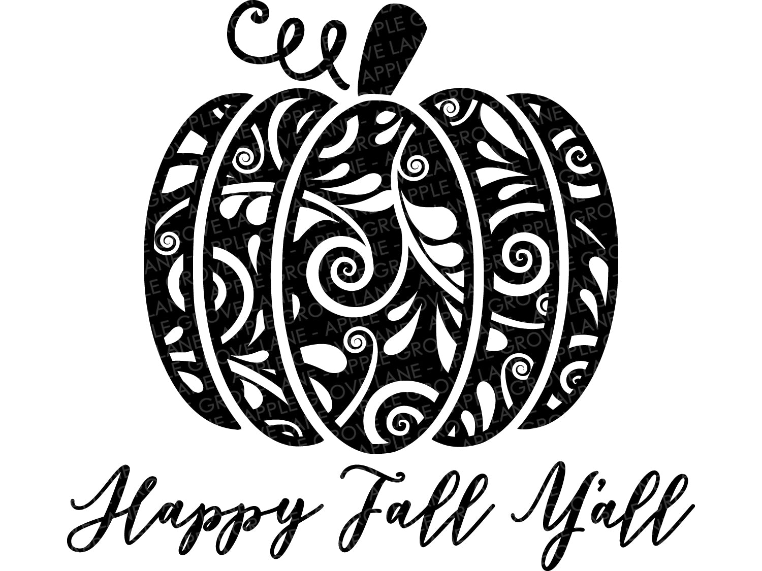Download Happy Fall Svg Swirly Pumpkin Svg Fall Svg Fall Ya Ll Svg Fall Apple Grove Lane