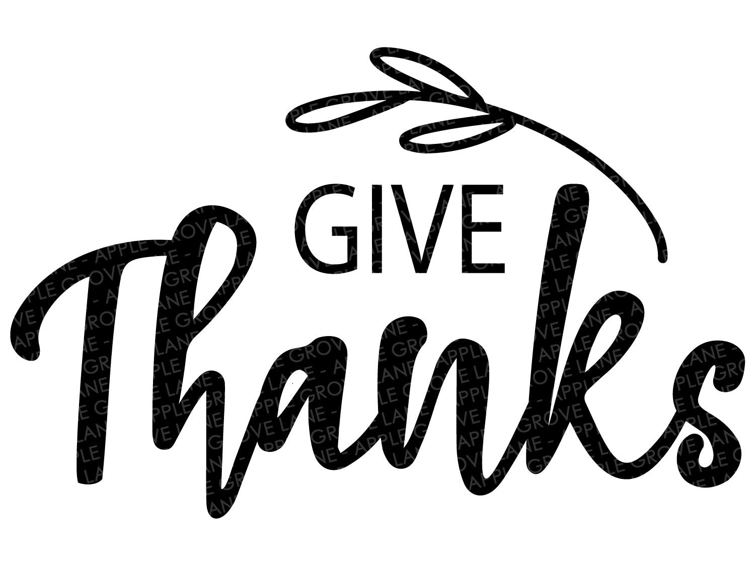 Download Give Thanks Svg Fall Svg Thanksgiving Svg Autumn Svg Thankful Apple Grove Lane