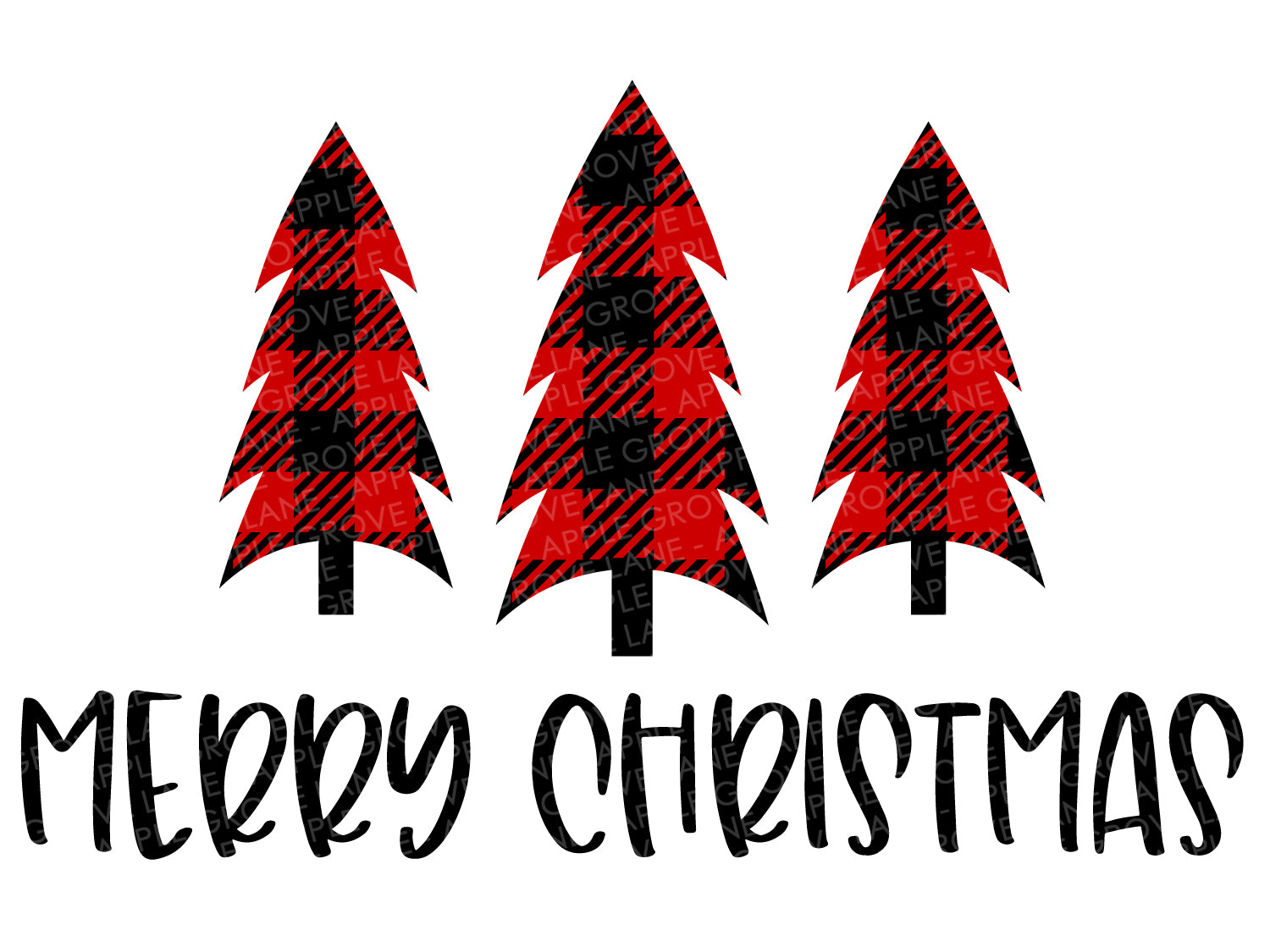 Download Merry Christmas Svg Christmas Tree Svg Buffalo Plaid Svg Christm Apple Grove Lane