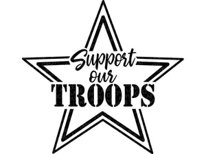 Support Our Troops Svg Military Svg Soldier Svg Patriotic Svg Apple Grove Lane