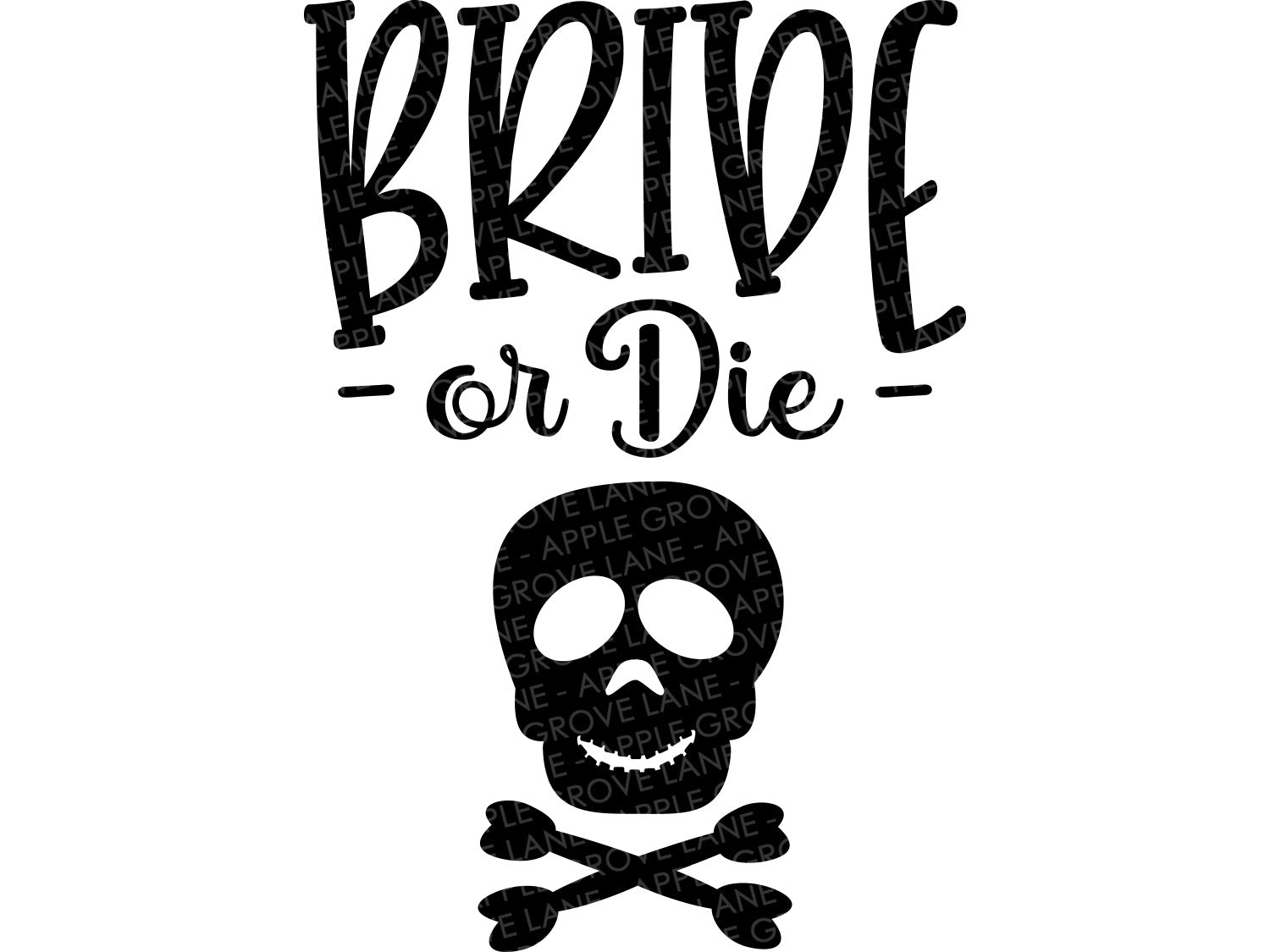 Bride Or Die Svg Halloween Wedding Svg Halloween Bride Svg Hallo Apple Grove Lane