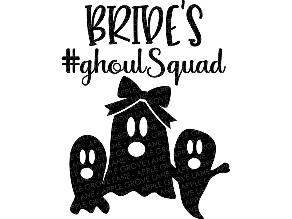 Download Ghoul Squad Svg Halloween Wedding Svg Halloween Bride Svg Hallow Apple Grove Lane