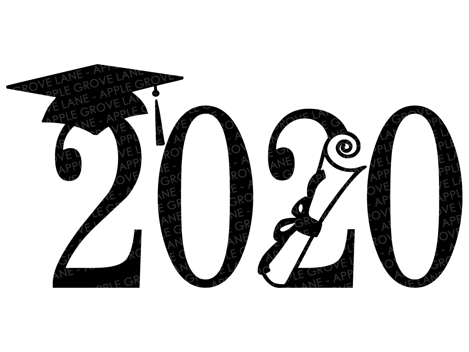 Class Of 2020 Svg Graduation Svg School Svg Graduation 2020 Svg Apple Grove Lane