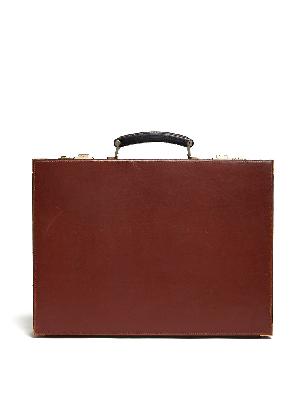 hard sided leather briefcase