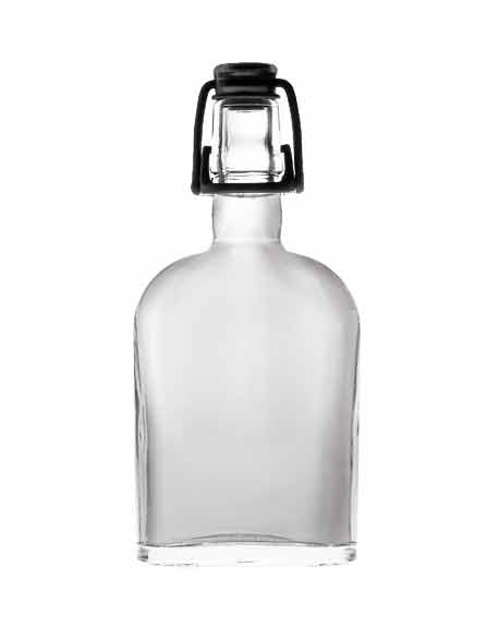 ilgusto glass curve flask bottle