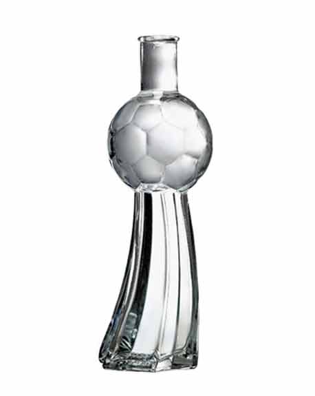 ilgusto glass football stand bottle