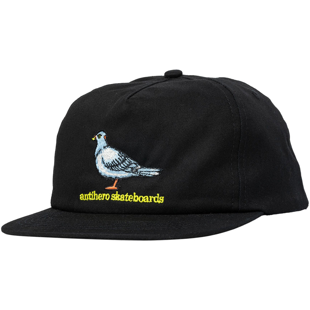 Antihero Lil Pigeon Snapback Cap Black/Yellow