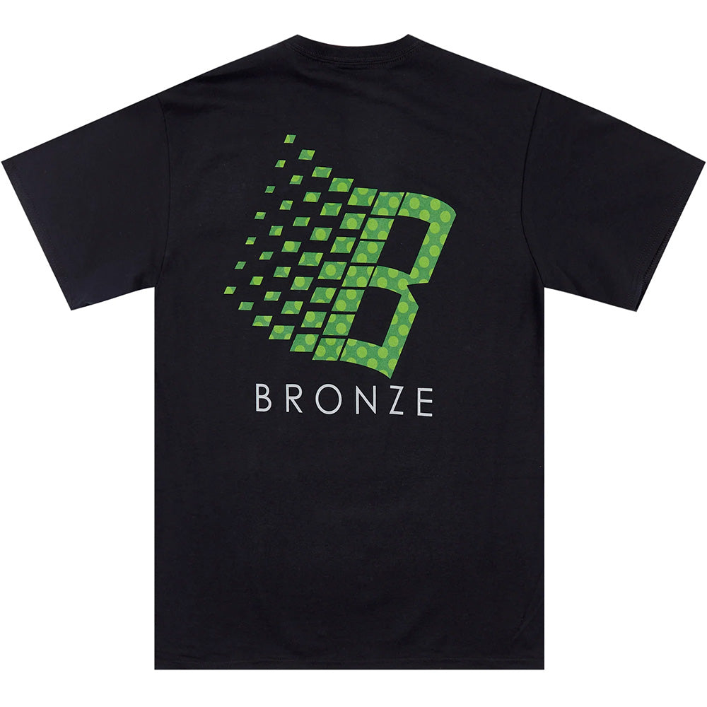 Bronze 56K Polka Dot Logo Tee Black