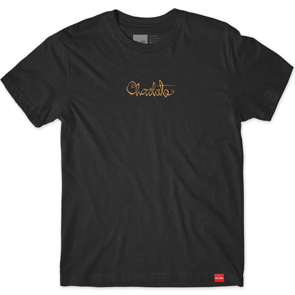 Chocolate Script Tee Black